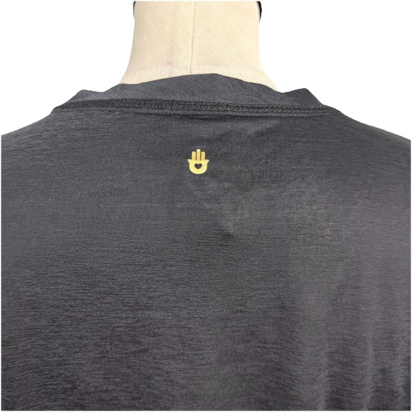 Spiritual Gangster Black Rainbow Logo Long Sleeve Thumbhole Tee Womens M - Picture 5 of 10